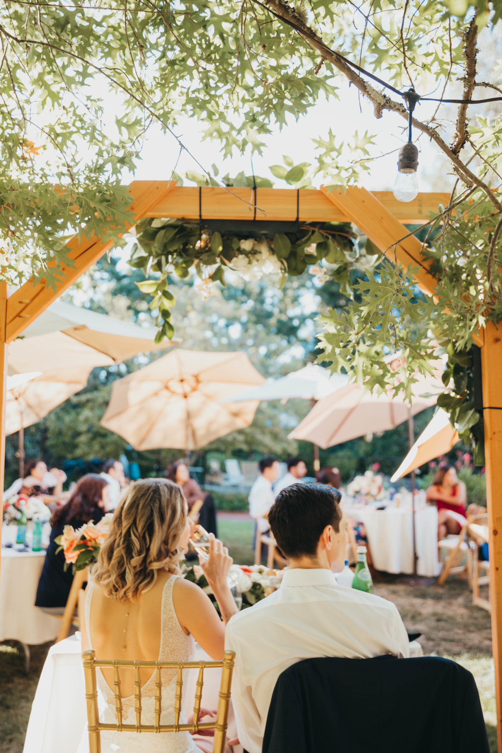 intimate backyard wedding in palo alto