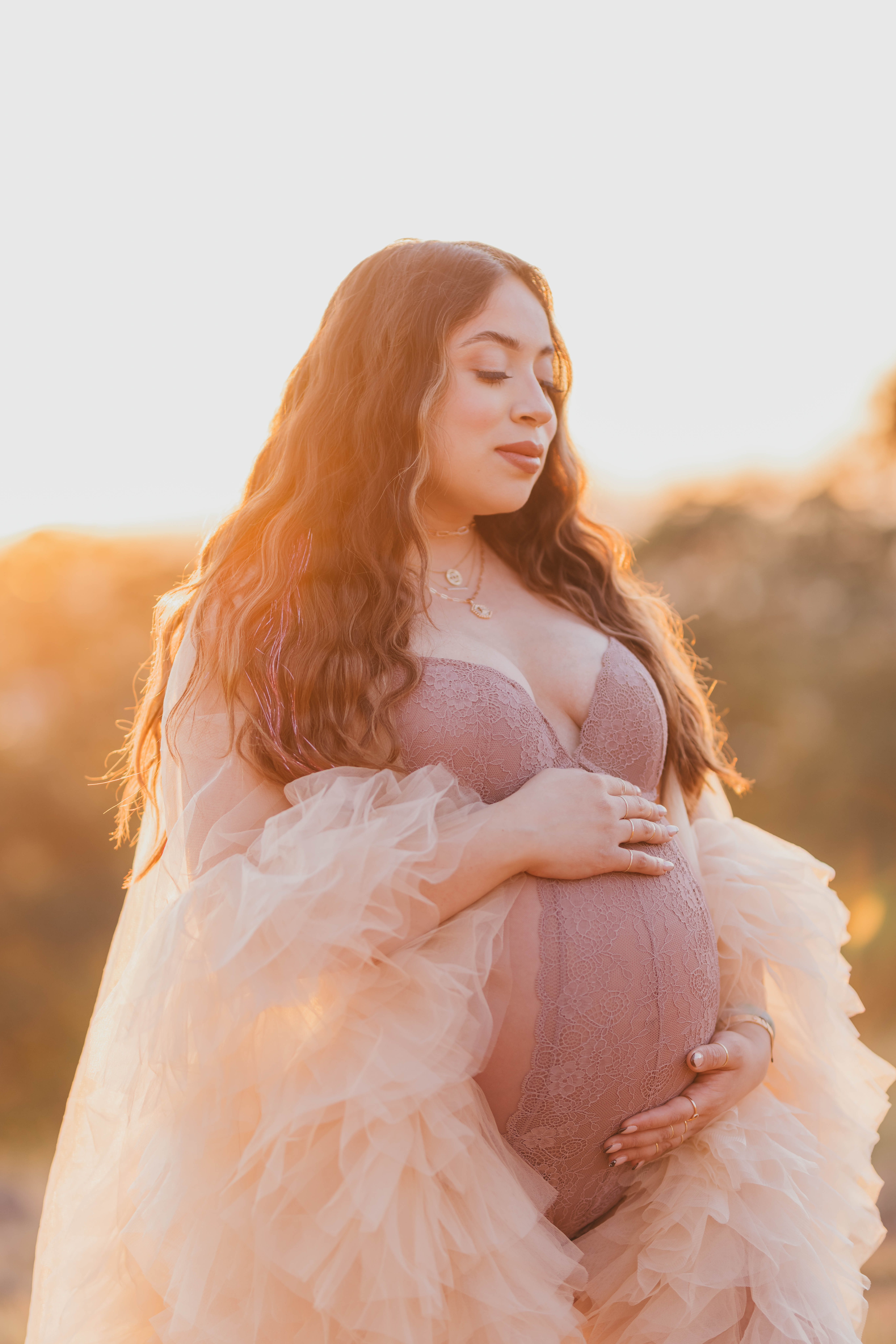 sunset maternity session in rocklin ca