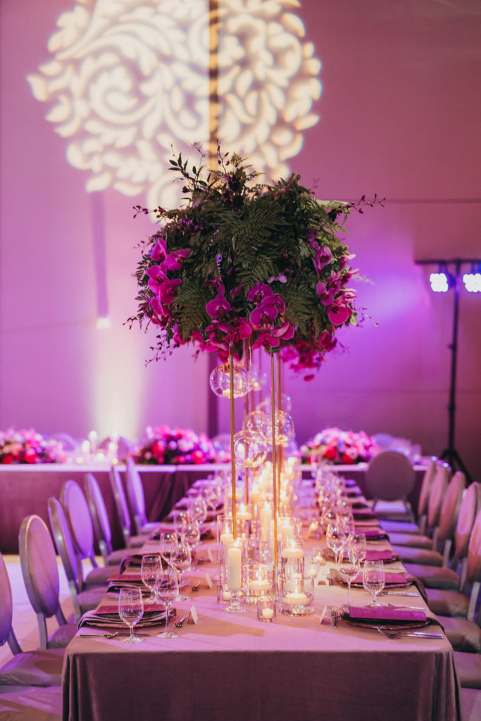 Wedding reception and details at The Kimpton Hotel in Sacramento CA