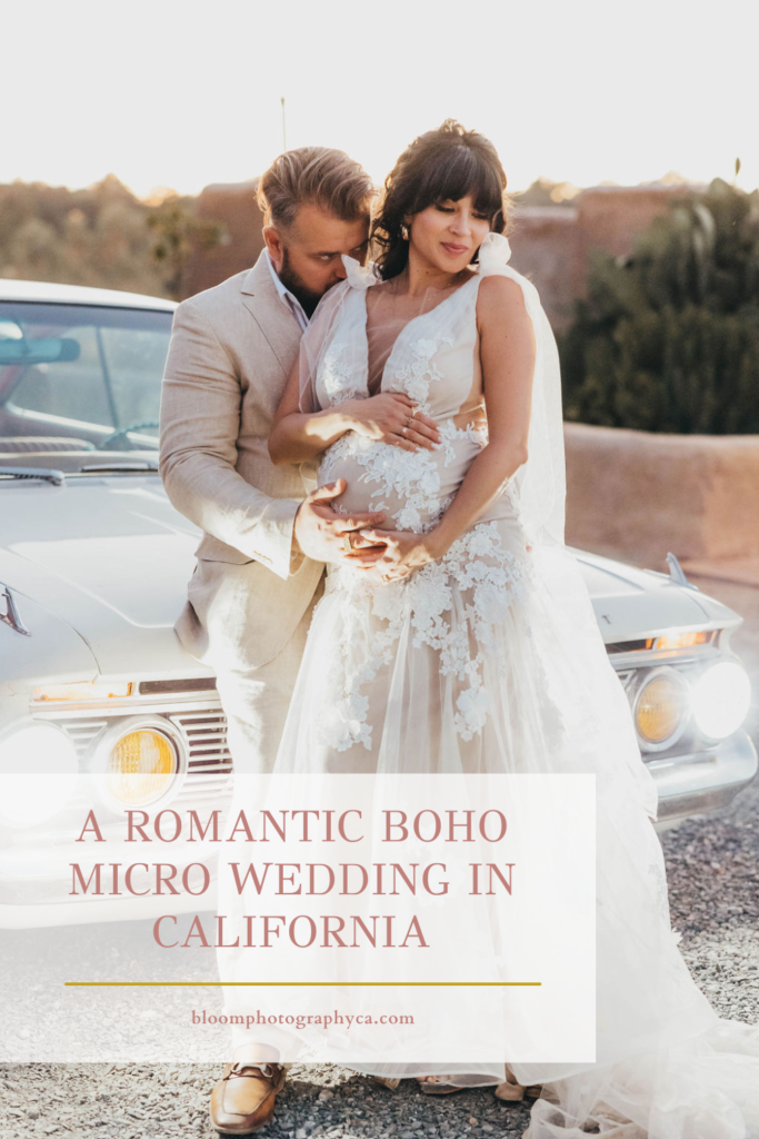 Boho micro wedding - small wedding california ideas