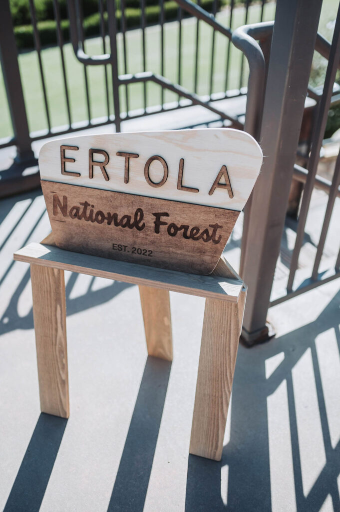 Sign that says Etola National Forest