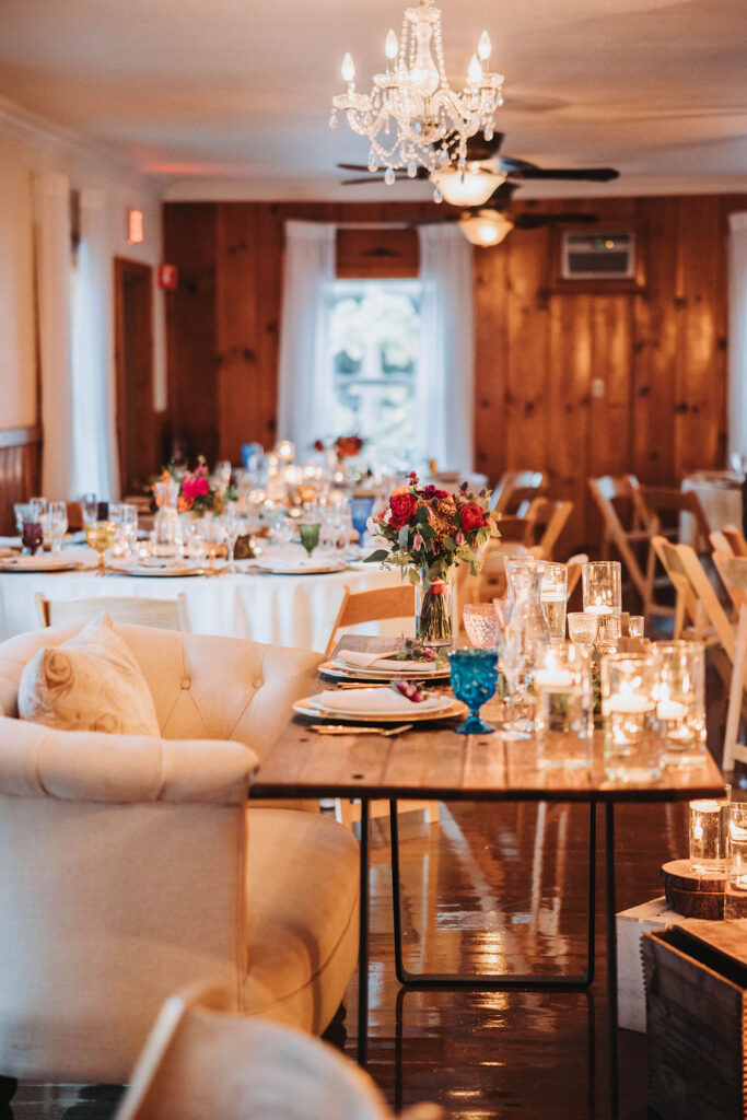 Wedding reception in Foresthill, California