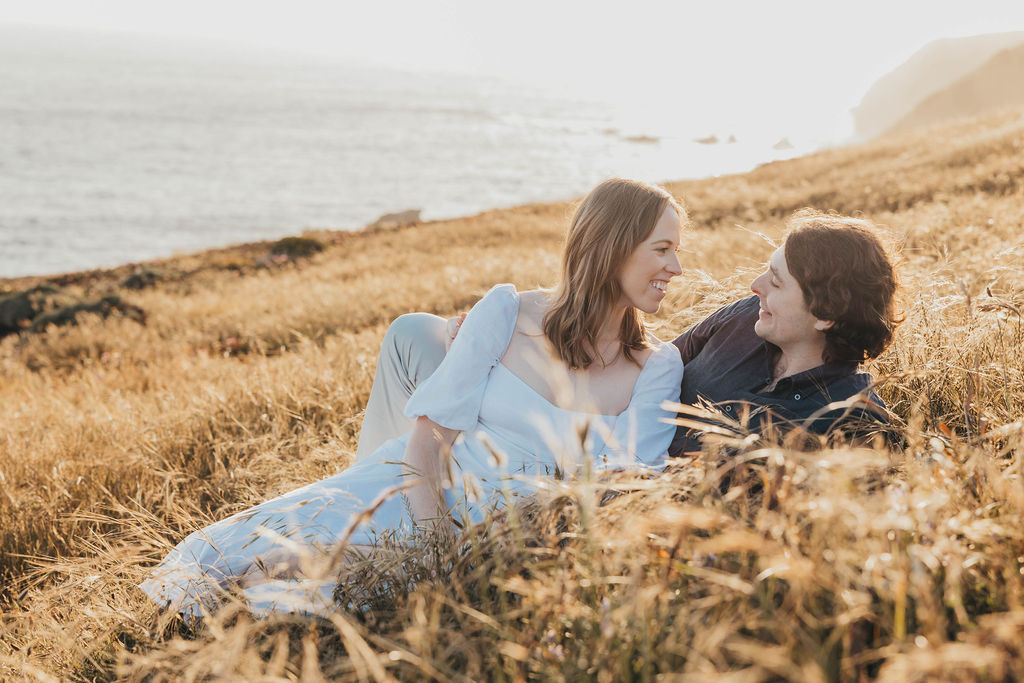 Romantic couples photography on the California coast