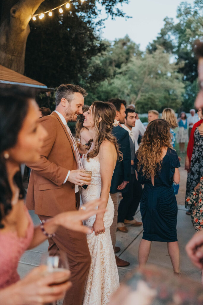 Open dancing during Northern California wedding reception