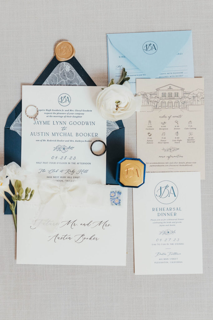 Wedding invites and details