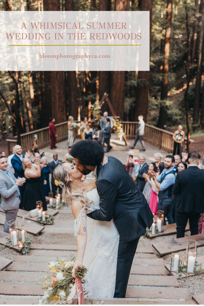 Outdoor wedding ceremony in California