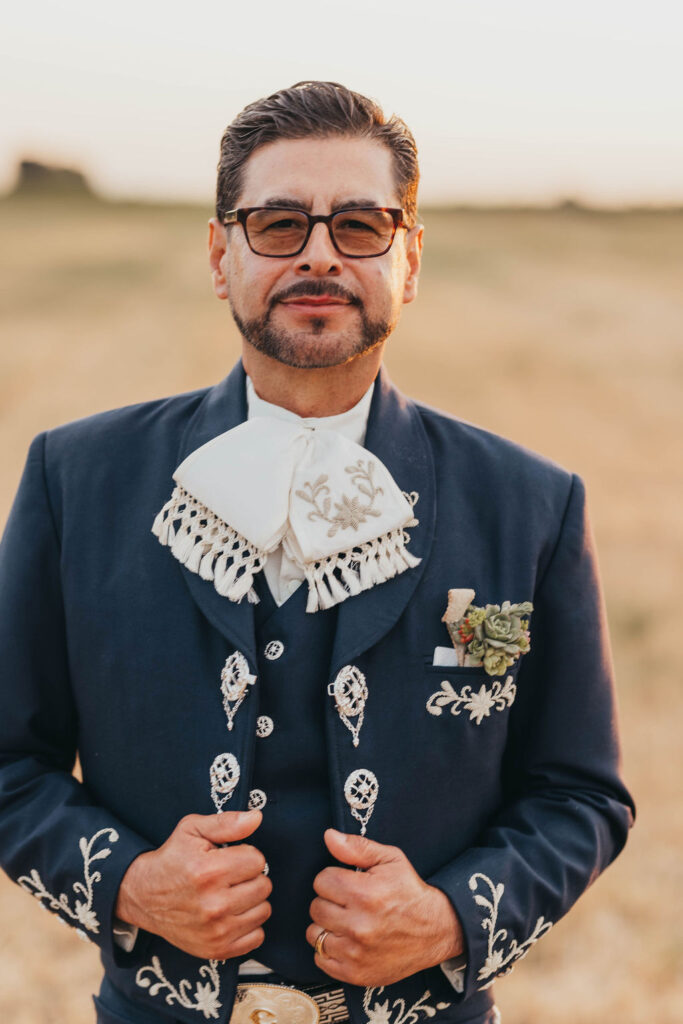 Traditional Mexican wedding groom