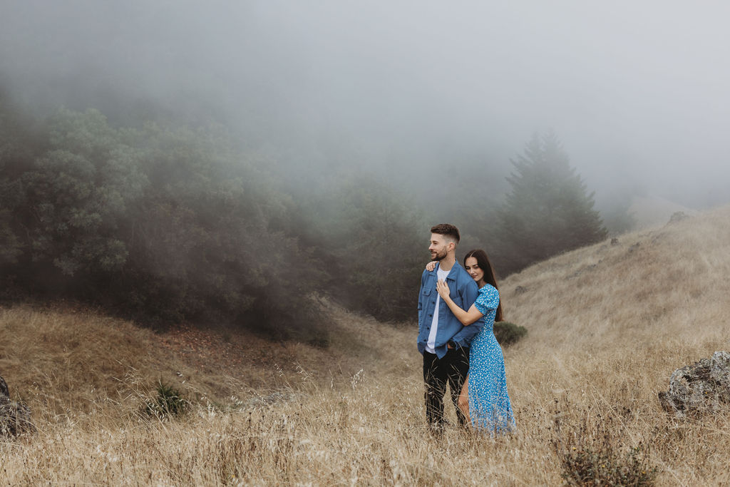 Couples Woodsy Engagement Photos in Northern California