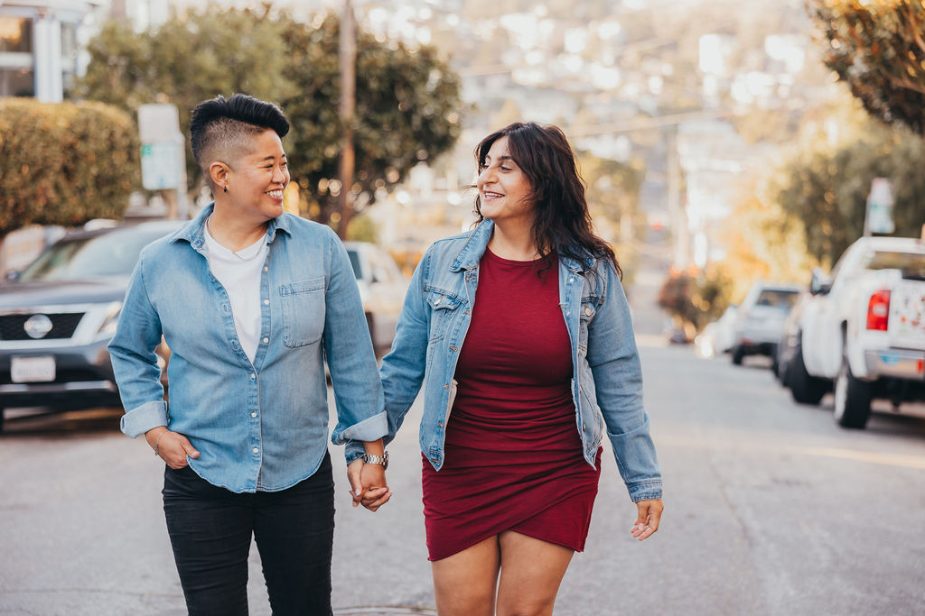 Couples engagement photos in San Francisco