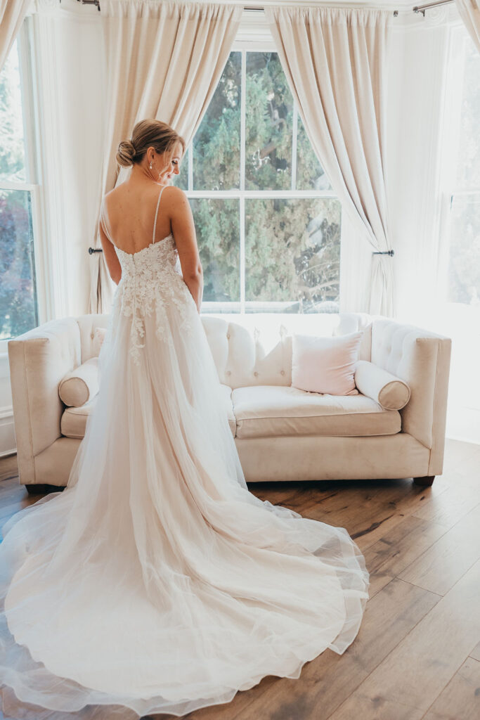 Bridal portraits from a Park Winters California wedding