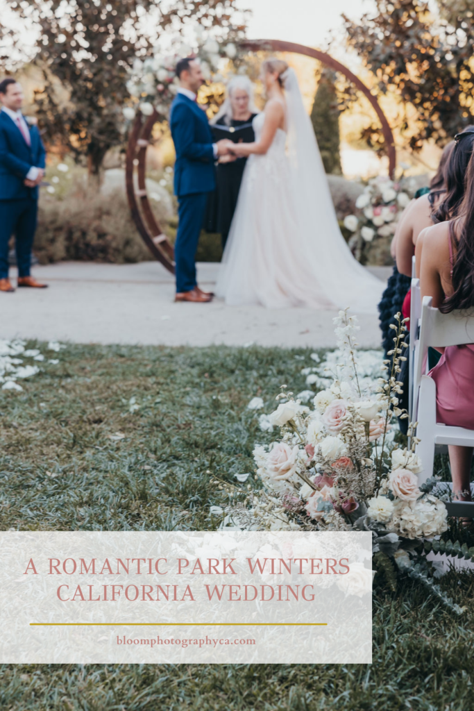 Park Winter California wedding ceremony