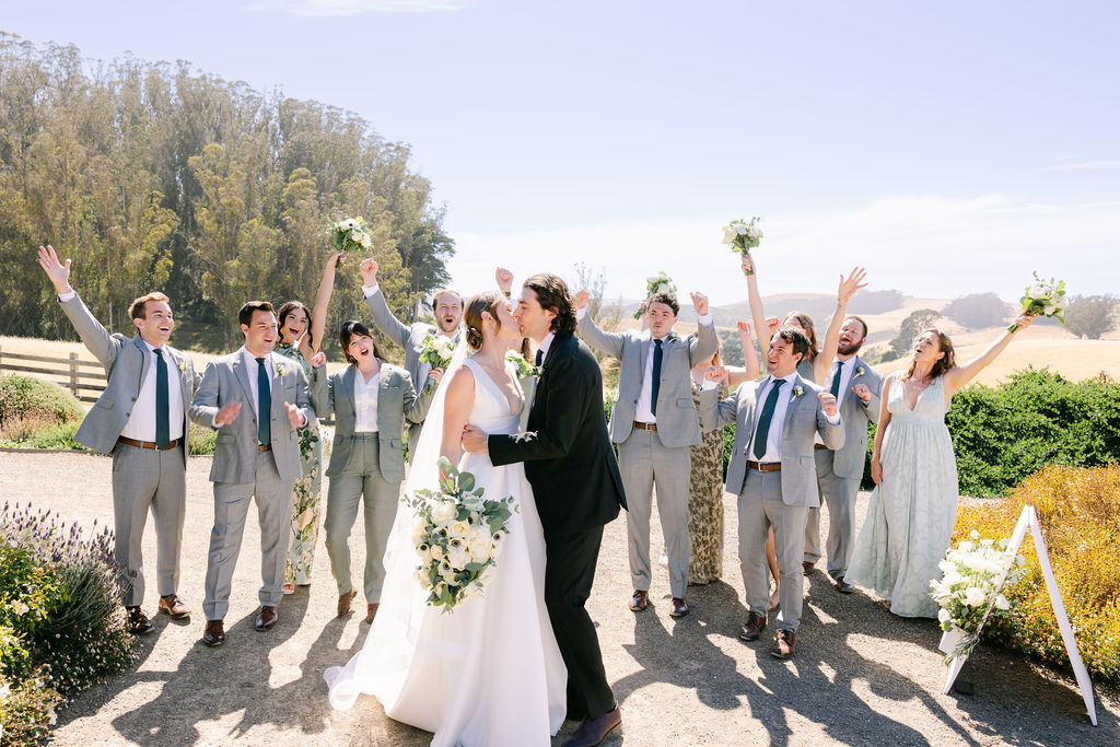 A classic California summer wedding at The Haven at Tomales with a timeless feel.
