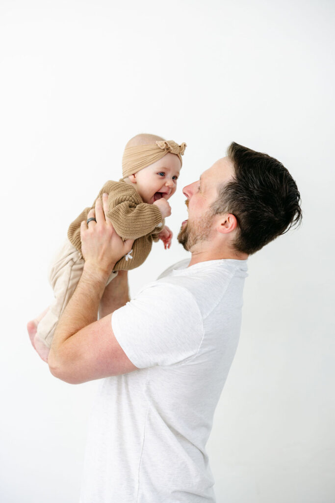 Natural and playful photo capturing real connection and joy.